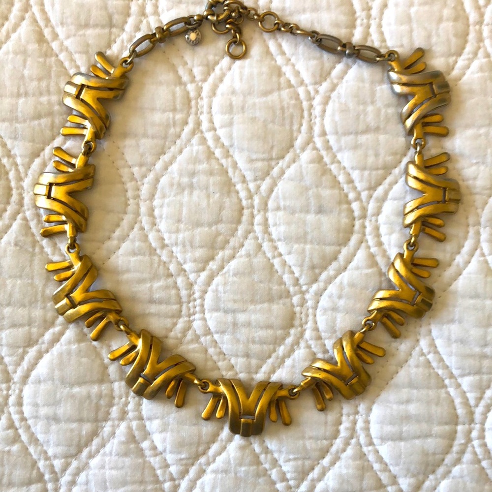 J. Crew Geometric Collar Necklace